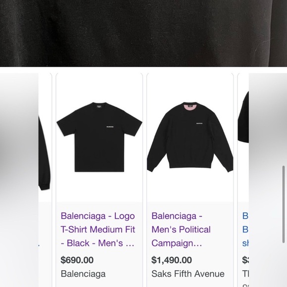 Balenciaga Shirt Black Medium - Picture 5 of 5